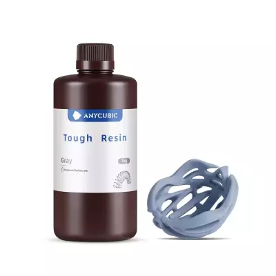 Anycubic Tough 3D Yazıcı Reçine - Gri - 1Kg (1)