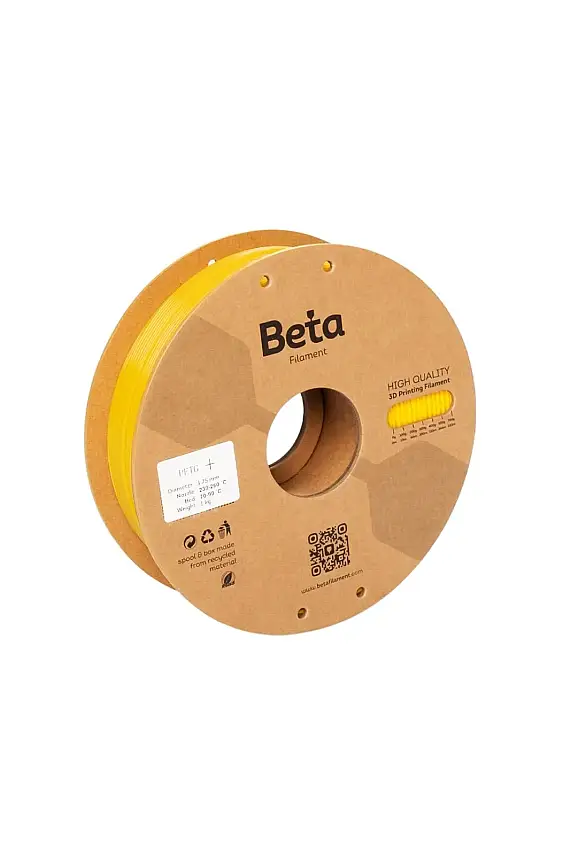 Beta PETG+ Filament Sarı 1.75mm 1Kg - 2