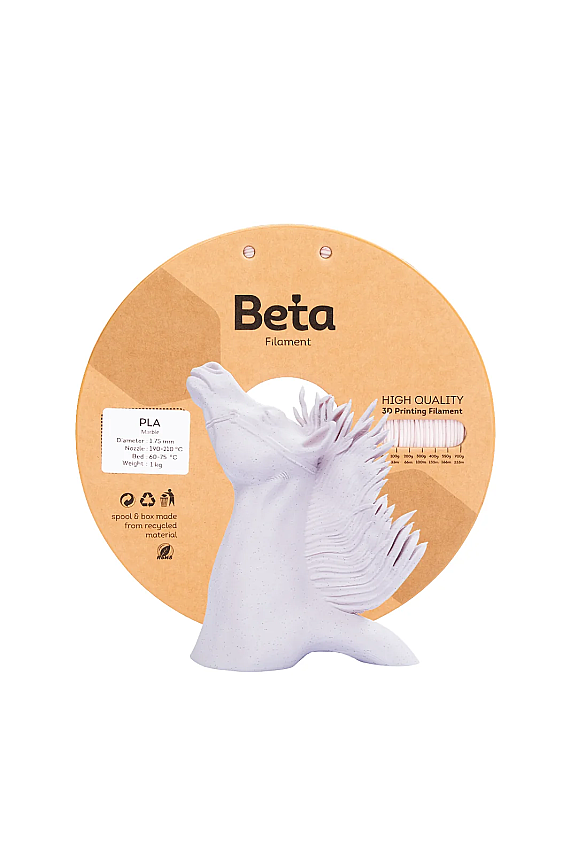 Beta PLA Soft Pink Mermer Filament 1.75mm 1Kg - 2