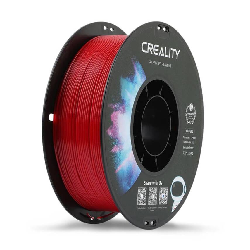 Creality CR-PETG Kırmızı Filament 1.75mm 1Kg - 1