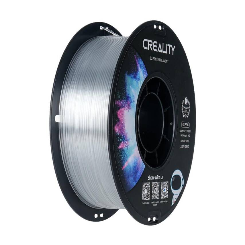 Creality CR-PETG Transparan Filament 1.75mm 1Kg - 1