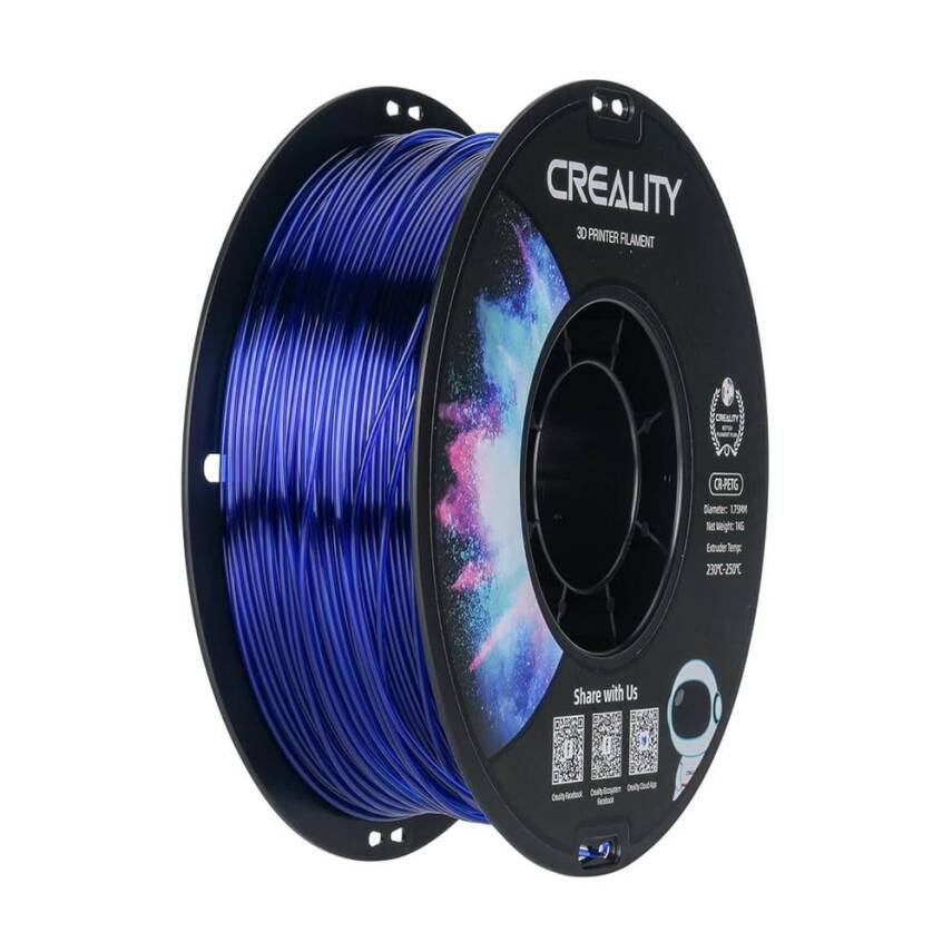 Creality CR-PETG Transparan Mavi Filament 1.75mm 1Kg - 1