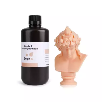 ELEGOO 3D Yazıcı Standart Reçine - Bej - 1Kg
