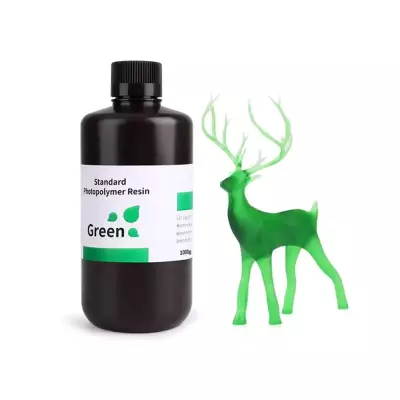 ELEGOO 3D Yazıcı Standart Reçine - Clear Green  - 1Kg