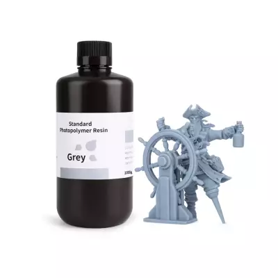 ELEGOO 3D Yazıcı Standart Reçine - Gri - 1Kg