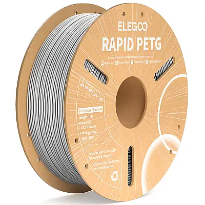 ELEGOO Rapid PETG Gümüş Filament 1.75mm 1Kg