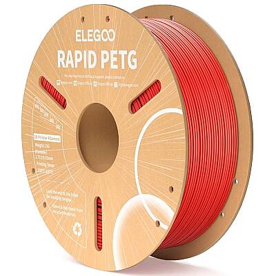 ELEGOO Rapid PETG Kırmızı Filament 1.75mm 1Kg 
