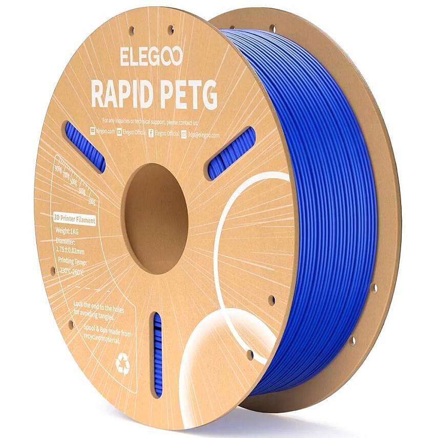 ELEGOO Rapid PETG Mavi Filament 1.75mm 1Kg - 1