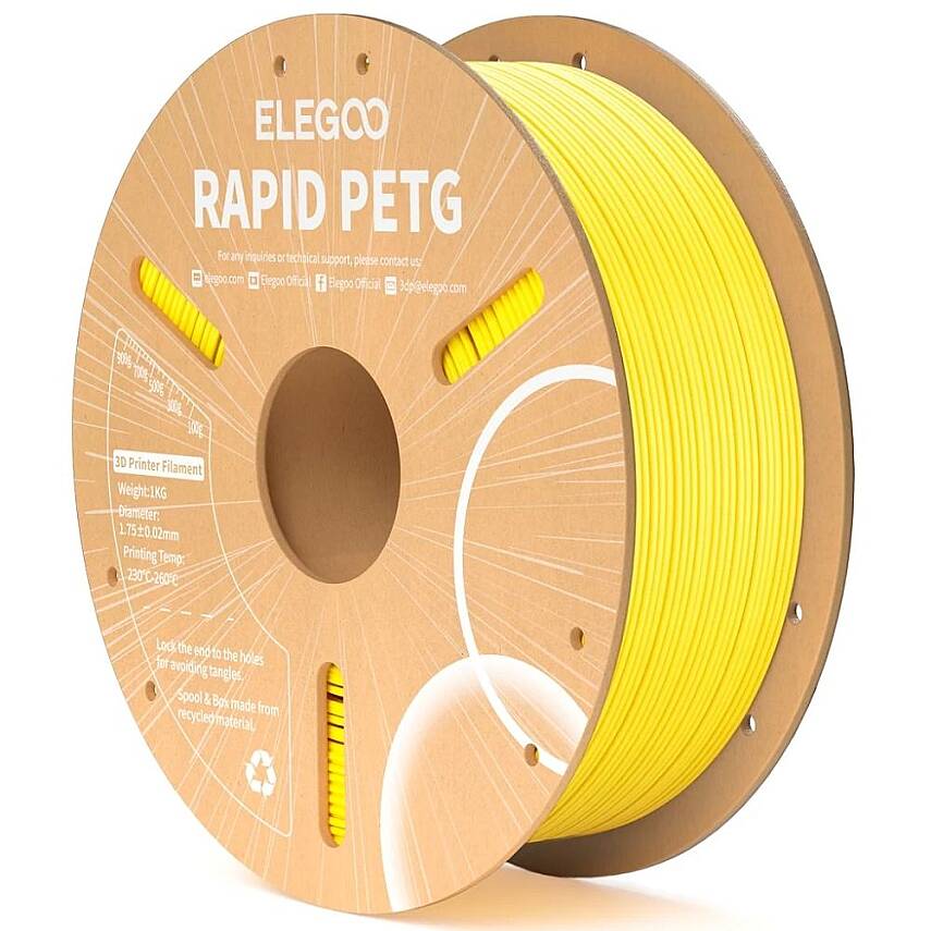 ELEGOO Rapid PETG Sarı Filament 1.75mm 1Kg - 1
