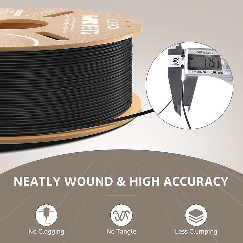ELEGOO Rapid PETG Yeşil Filament 1.75mm 1Kg - 5