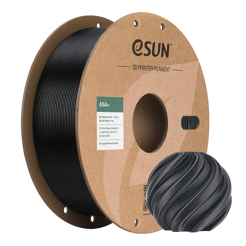 Esun ASA Filament Siyah 1.75mm 1Kg - 1