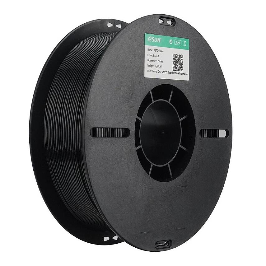 Esun PETG Basic Siyah Filament 1.75mm 1Kg - 1