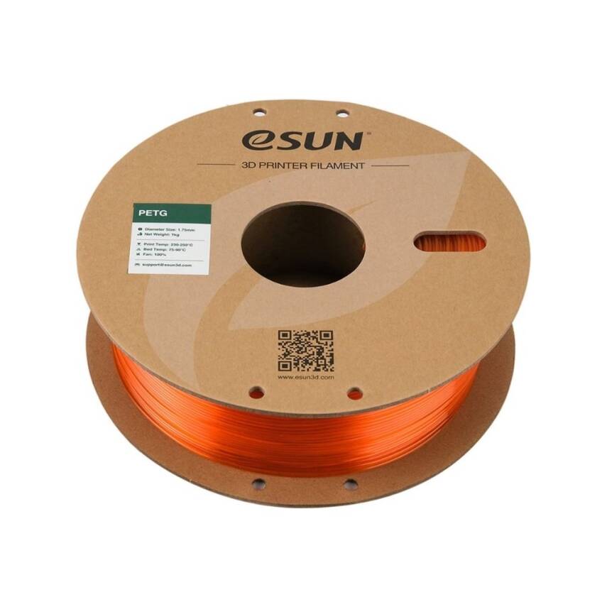 Esun PETG Transparan Turuncu Filament 1.75mm 1Kg - 3