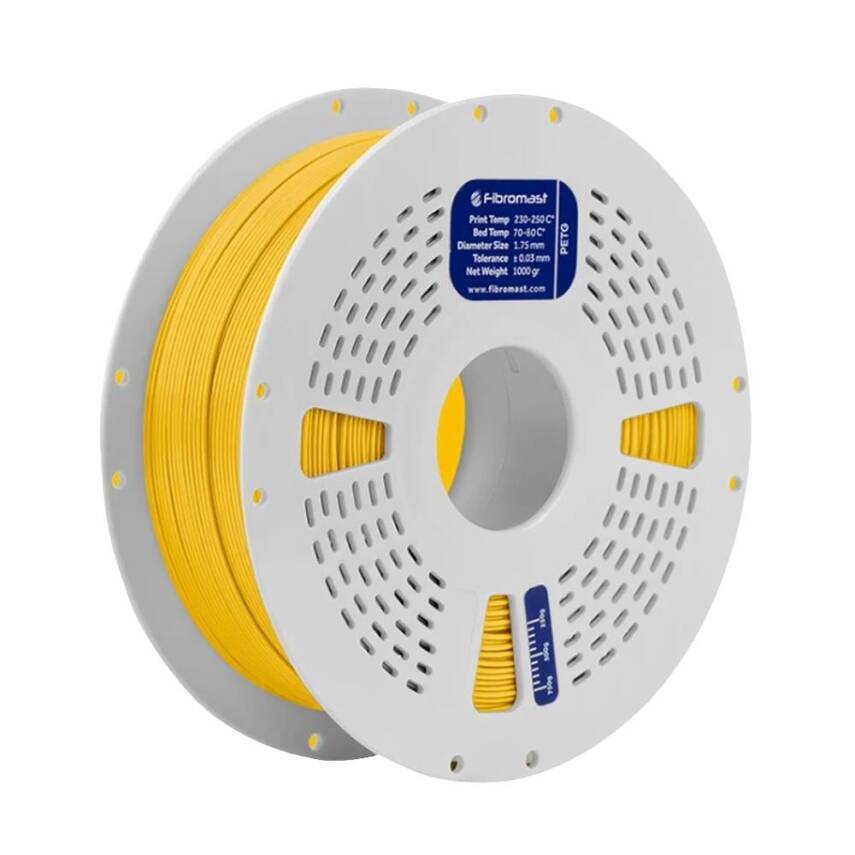 Fibromast PETG Sarı Filament 1.75mm 1Kg - 1