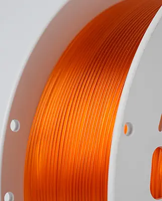Fibromast PLA Transparan Turuncu Filament 1.75mm 1Kg (1)
