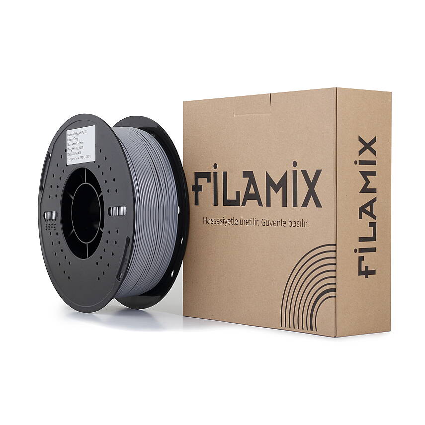 Filamix Hyper PETG Gri Filament 1.75mm 1Kg - 2