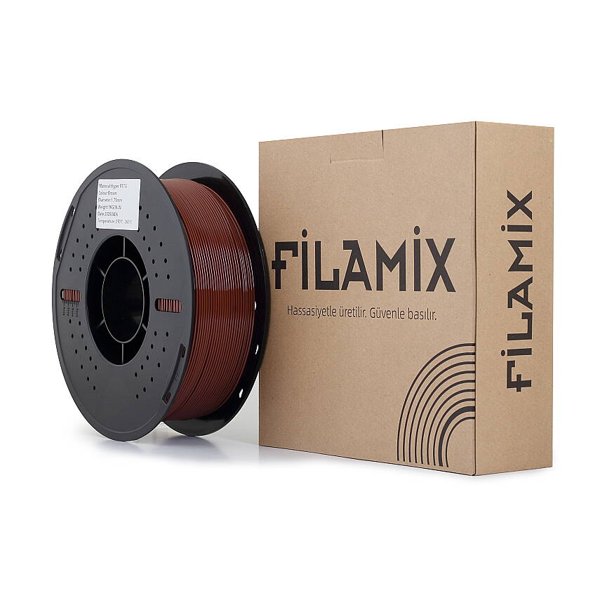 Filamix Hyper PETG Kahverengi Filament 1.75mm 1Kg - 2