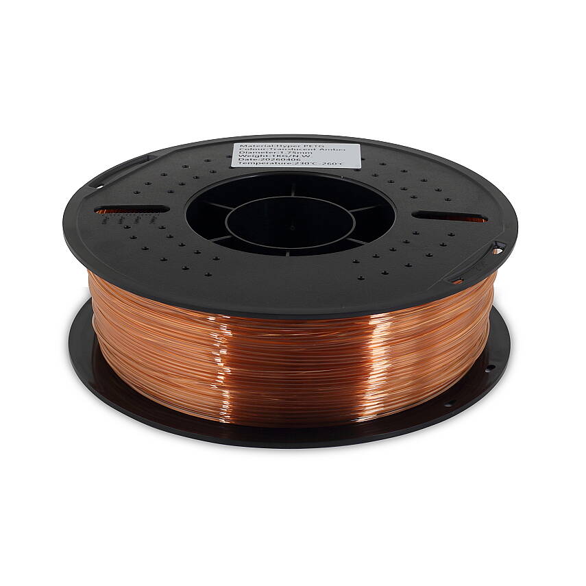 Filamix Hyper PETG Transparan Amber Filament 1.75mm 1Kg - 1
