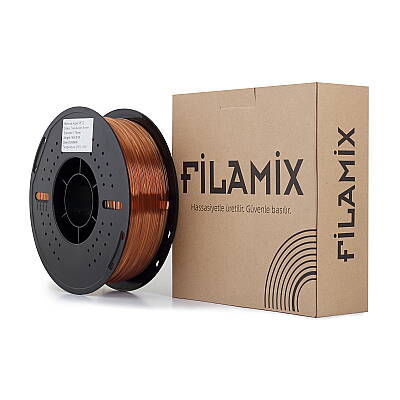 Filamix Hyper PETG Transparan Amber Filament 1.75mm 1Kg (1)