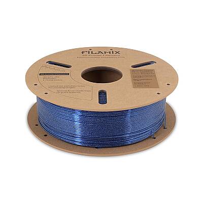 Filamix PETG Sparkling Mavi Filament 1.75mm 1Kg (1)