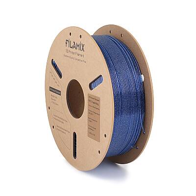 Filamix PETG Sparkling Mavi Filament 1.75mm 1Kg
