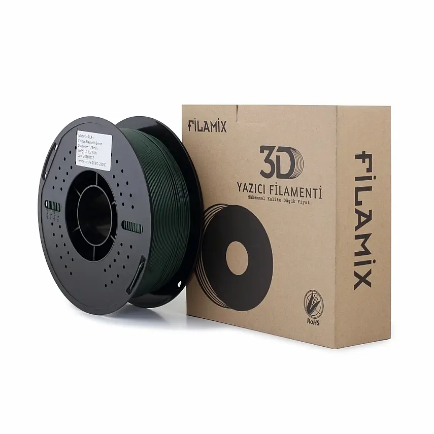 Filamix PLA Plus Haki Yeşil Filament 1.75mm 1Kg - 1