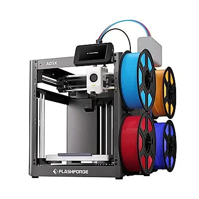 FLASHFORGE Adventurer 5X 3D Yazıc (2 adet Elas marka filament hediyeli)