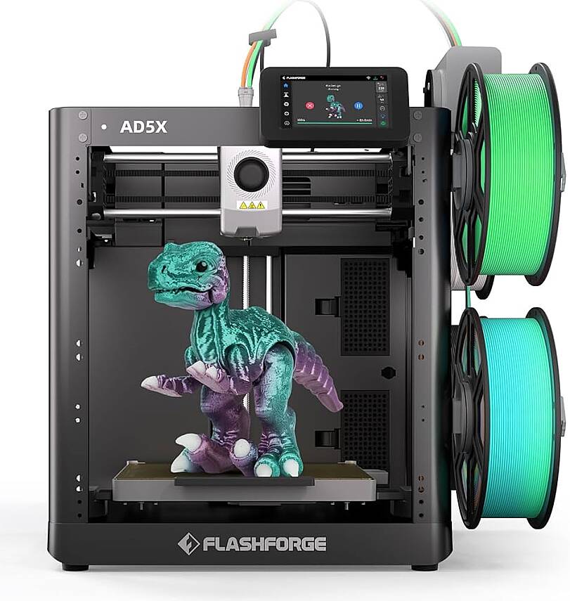 FLASHFORGE Adventurer 5X 3D Yazıc (2 adet Elas marka filament hediyeli) - 4