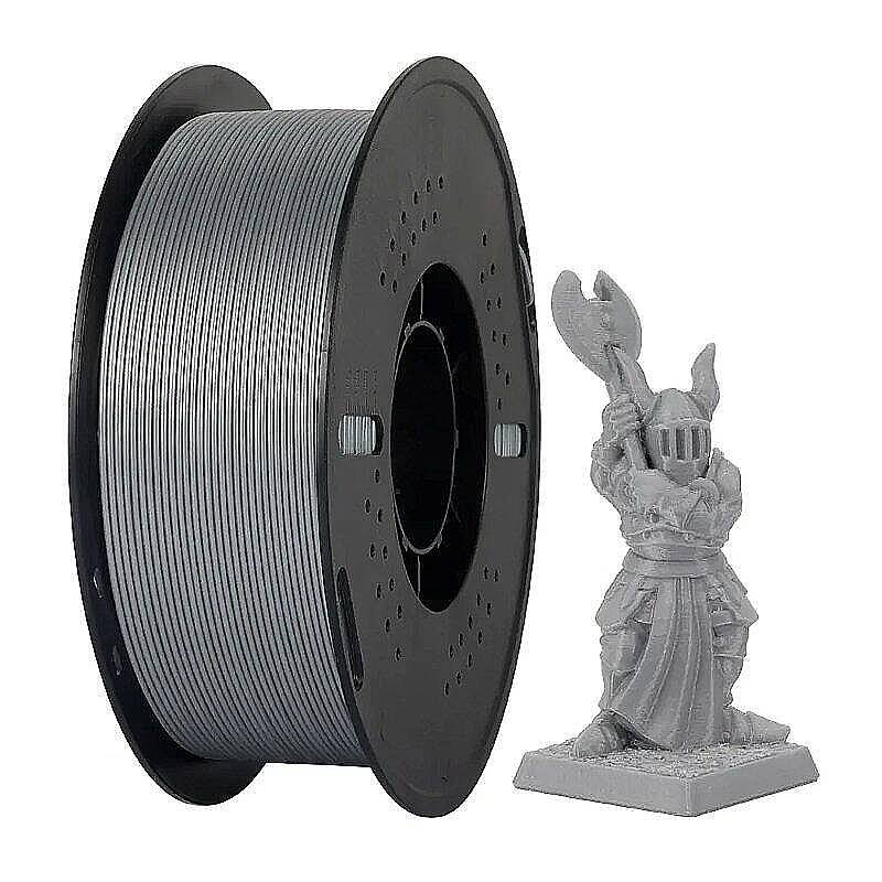 Kingroon PETG Basic Metalik Gümüş Filament 1.75mm 1Kg - 1