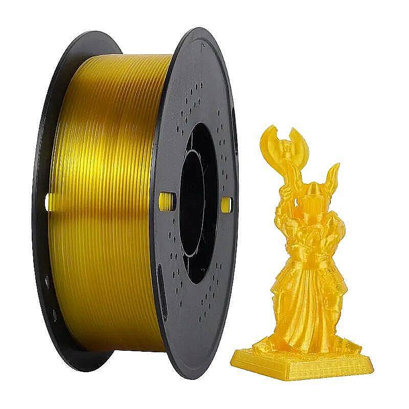 Kingroon PETG Basic Şeffaf Sarı Filament 1.75mm 1Kg - 1