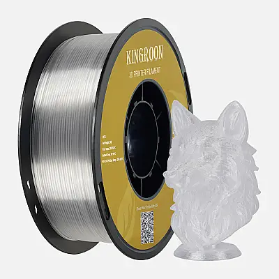 Kingroon Rapid PETG şeffaf Filament 1.75mm 1Kg