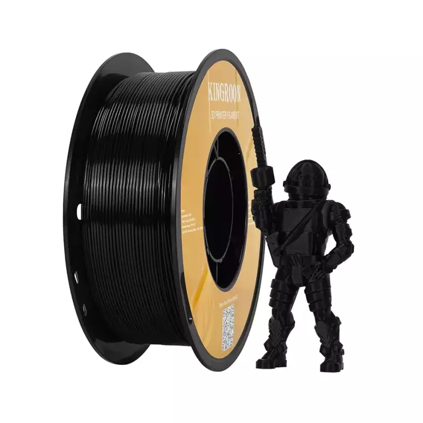 Kingroon Rapid PETG Siyah Filament 1.75mm 1Kg - 1