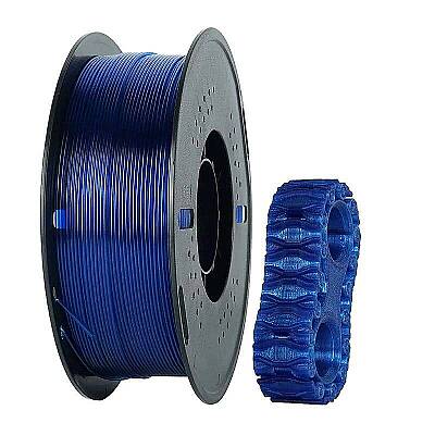 Kingroon PETG Basic Şeffaf Mavi Filament 1.75mm 1Kg