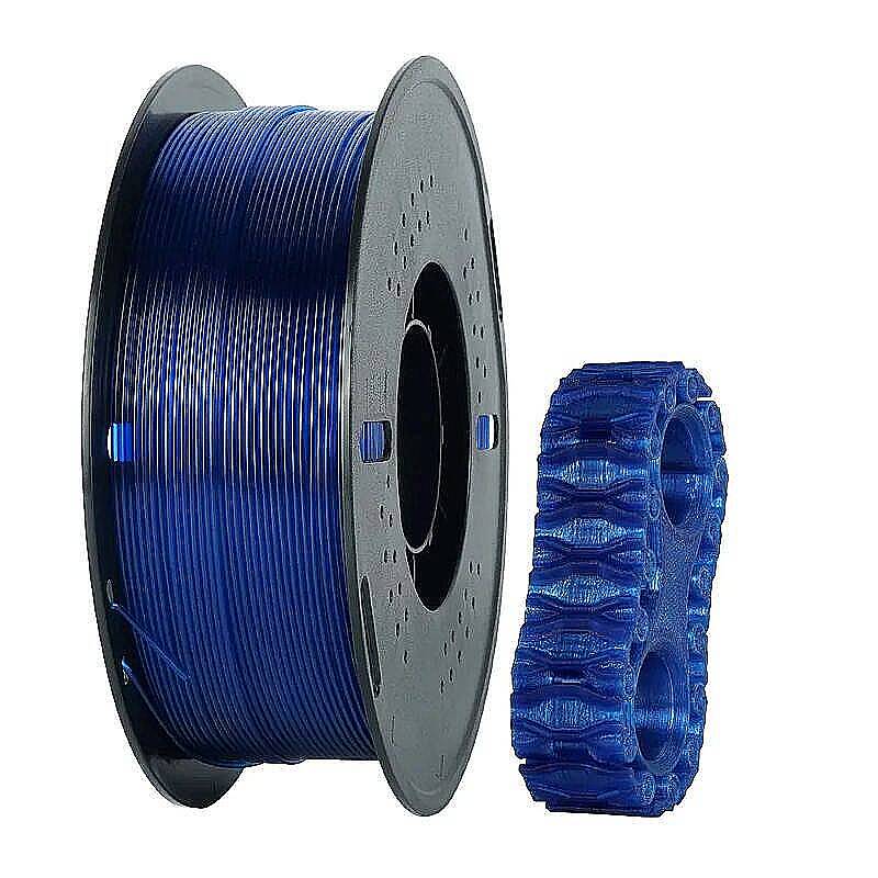 Kingroon PETG Basic Şeffaf Mavi  Filament 1.75mm 1Kg - 1