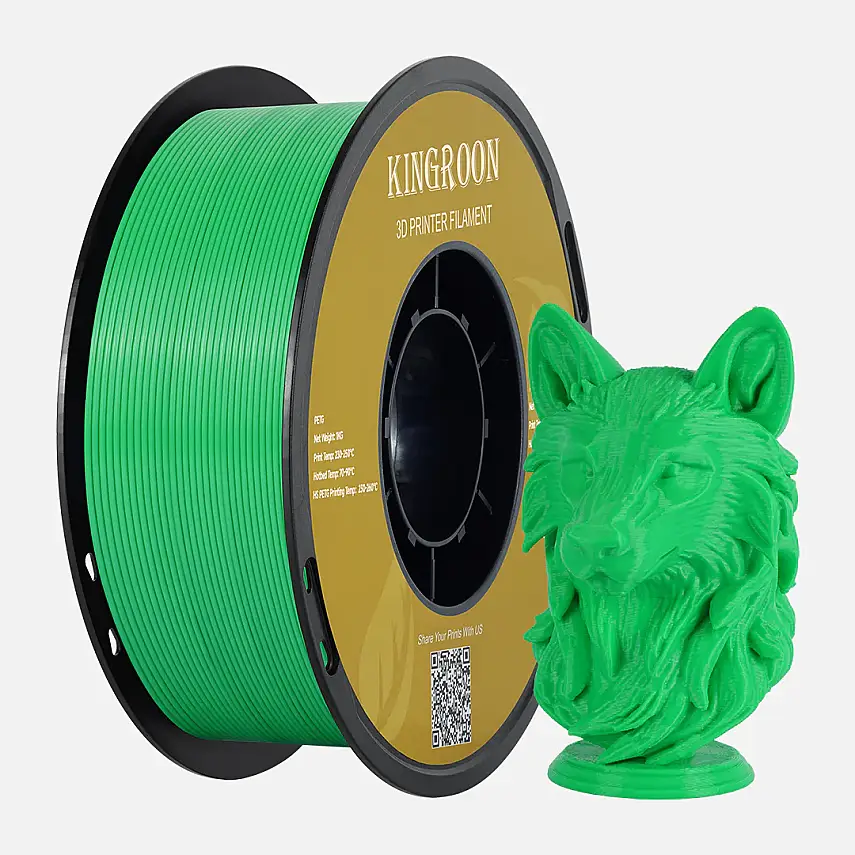 Kingroon Rapid PETG Yeşil Filament 1.75mm 1Kg - 1