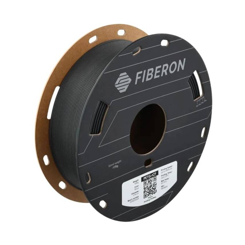 Polymaker Fiberon PETG-rCF08 Filament Siyah - 1